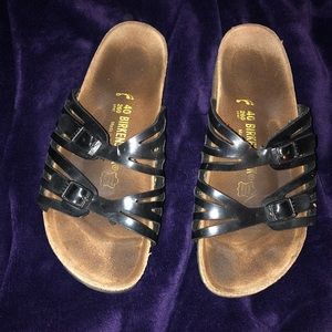 Black Patent Birkenstocks